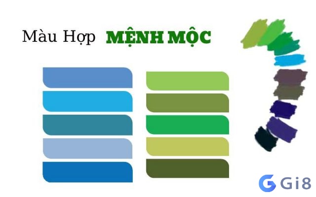 Mệnh Mộc hợp và kỵ với những màu sắc nào?