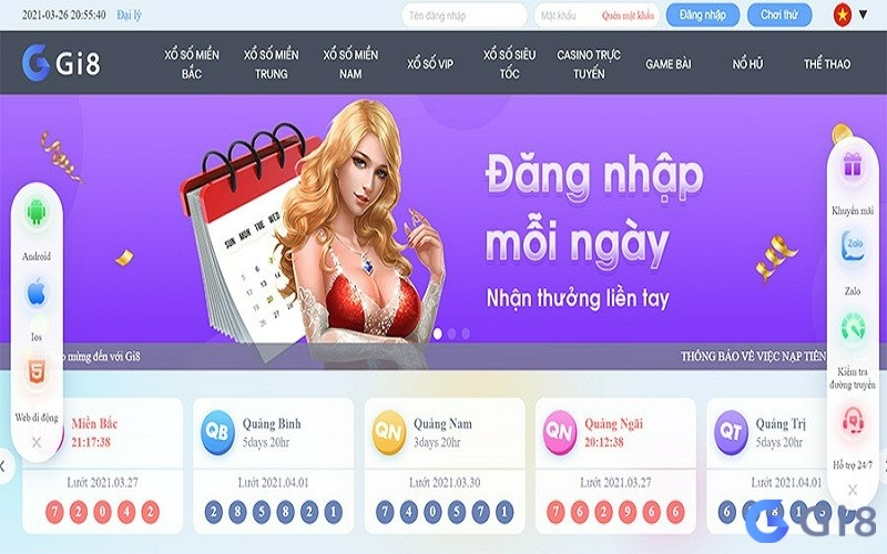 Trang đánh lô đề online uy tín Gi8