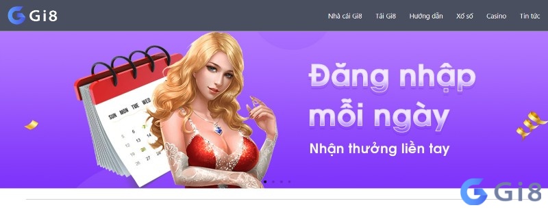 Giao diện trang chủ của web du doan lo de online Gi88