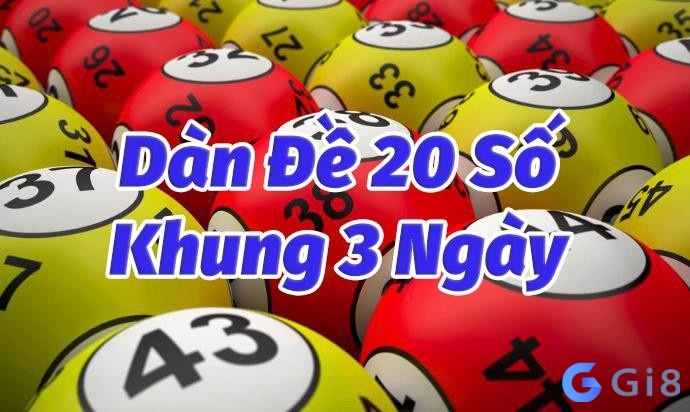 Nuôi dàn đề 20 số khung 3 ngày