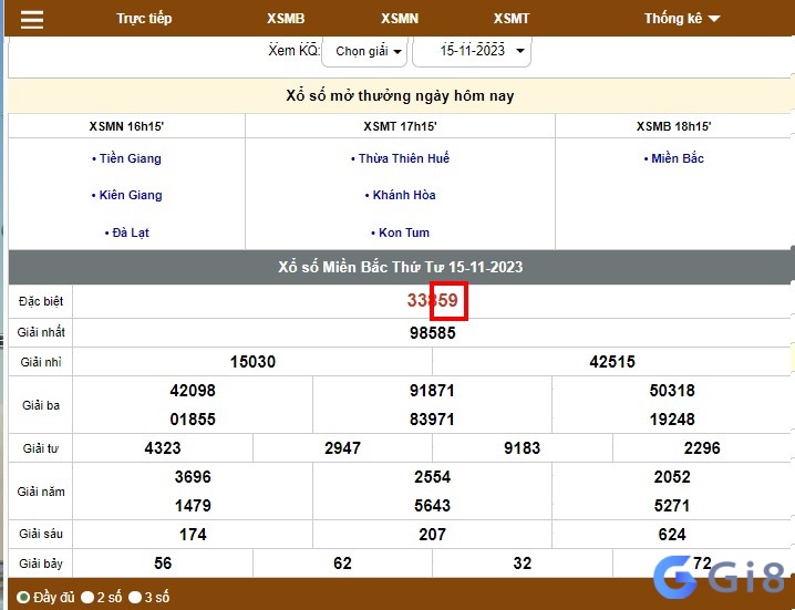 Ngày thứ tư có hai số cuối là 59 tương ứng với tổng là 14